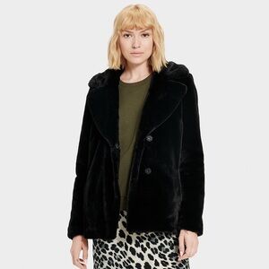 UGG Rosemary Faux Fur Jacket - Size Medium - EUC